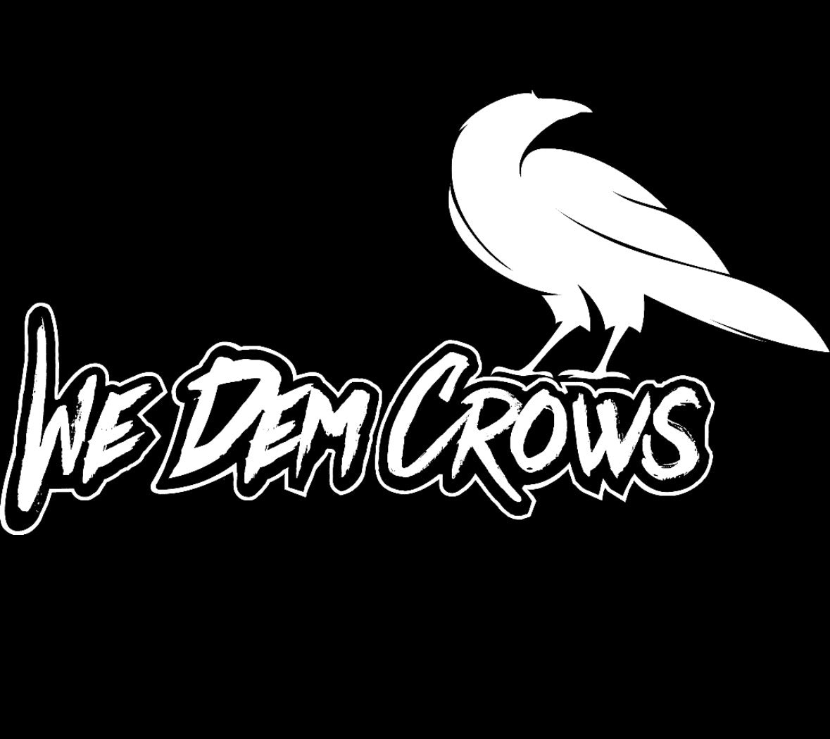 We Dem Crows Logo Tee (White Print)