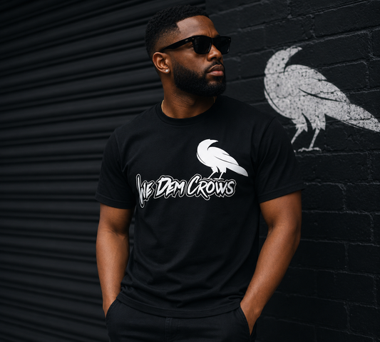 We Dem Crows Logo Tee (White Print)
