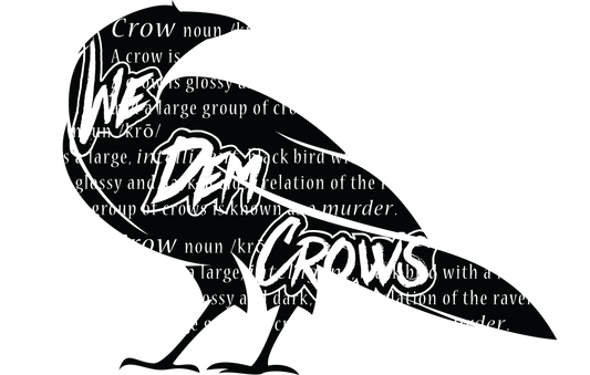 Crow Definition (white print)