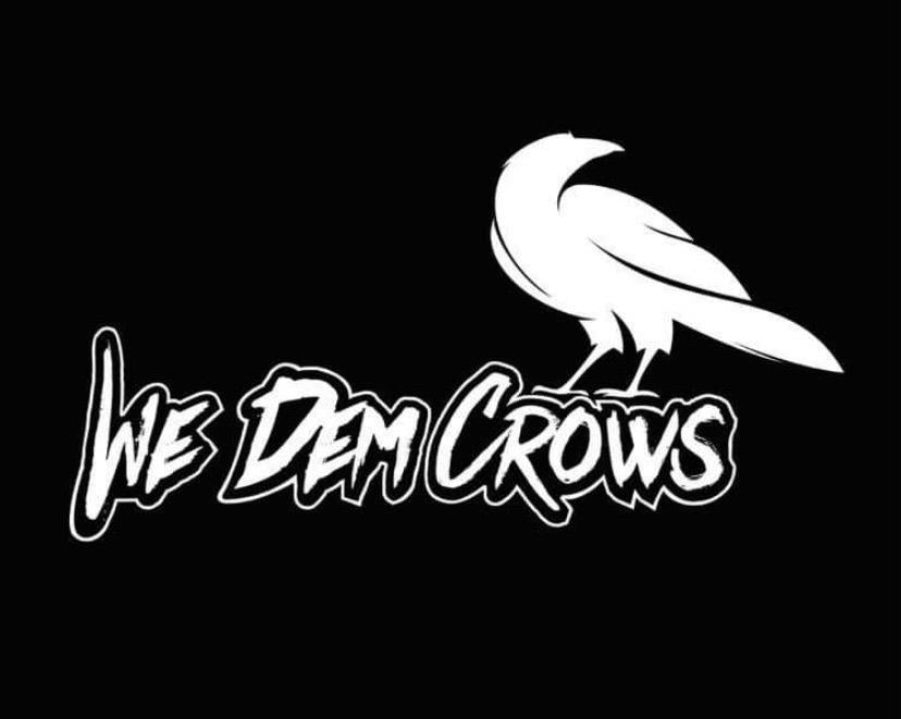 We Dem Crows Logo Tee (White Print)